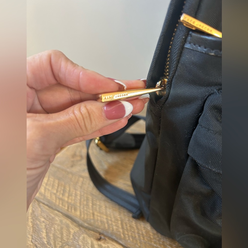 SOLD🎉Marc Jacobs Black Varsity Backpack - Picture 10 of 10